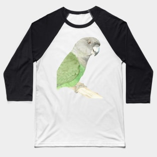 brown-headed parrot watercolor portrait Baseball T-Shirt